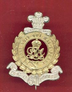 Indian Army. 61st King George's Own Pioneers WW1 pagri badge