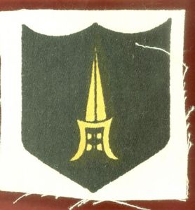 11th Indian Division WW2 cloth formation sign