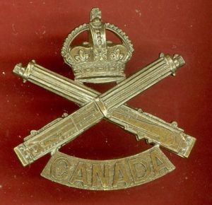 Canadian 3rd Machine Gun Battalion WW1 CEF cap badge