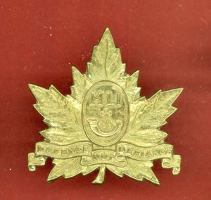 Canadian Middlesex Light Infantry Cap Badge