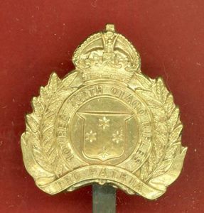 WW1 10th North Otago Rifles Regt New Zealand OR's cap …