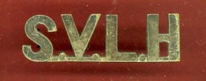 India Army Surma Valley Light Horse Officer's shoulder title
