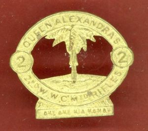 New Zealand 2nd Queen Alexandra's (Wellington West Coast) Mounted Rifles …