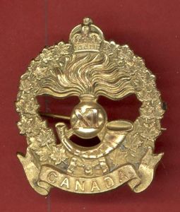 Canadian 11th Saskatchewan Bn. WW1 CEF cap badge