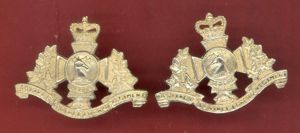 Canadian Hastings & Prince Edward Regiment collar badges