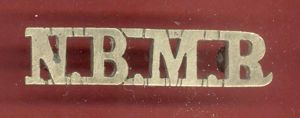 Indian Army Northern Bengal Mounted Rifles WW1 shoulder title