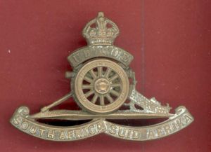South African Artillery cap badge