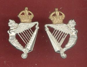 8th King's Royal Irish Hussars OR's collar badges