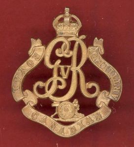 Royal Canadian Horse Artillery GvR OR's cap badge