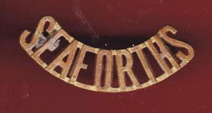 Canadian SEAFORTHS WW2 shoulder title