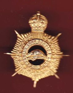 Canadian Army Service Corps WW1 CEF Officer's cap badge