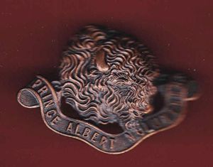 Canadian Prince Albert Volunteers pre WW2 Cap Badge