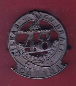 Canadian 15th (48th Toronto Highlanders ) Bn. WW1 CEF Officer's …