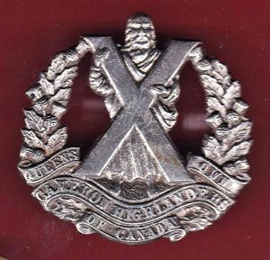 Canadian Queen's Own Cameron Highlanders of Canada WW2 Officer H/M …