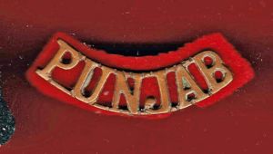 Indian Army PUNJAB shoulder title