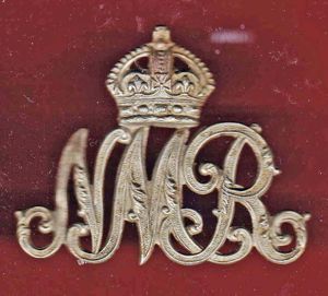 South African Natal Mounted Rifles helmet badge