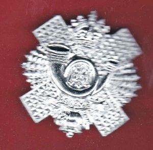 Scottish Highland Light Infantry OR's staybright glengarry badge