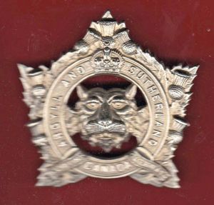 Canadian Argyll & Sutherland Highlanders of Canada OR's glengarry badge