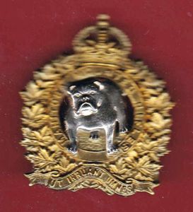 Canadian Manitoba Mounted Rifles cap badge