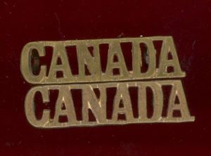 CANADA Canadian shoulder titles