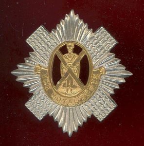 The Royal Scots OR's glengarry badge