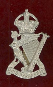 Irish Royal Ulster Rifles OR's caubeen badge
