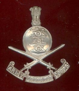 Indian Army Ordnance Corps head-dress badge