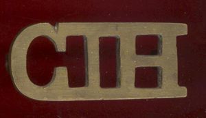 Indian Army C.I.H. Central India Horse shoulder title