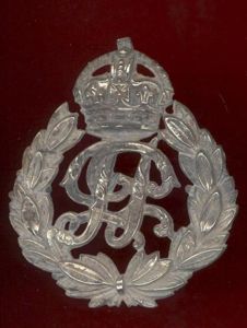 India British Colonial Police Officer's pouch belt badge