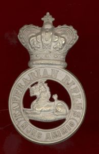 South African Kaffrarian Rifles Victorian Officers glengarry badge