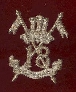 Indian Army 18th King Edward's Own Lancers cap badge