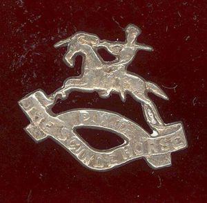Indian Army Scinde Horse head-dress badge