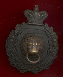 Indian Army Madras Light Cavalry Victorian Officer's pouch belt plate