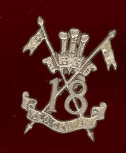 Indian Army 18th King Edward's Own Lancers cap badge