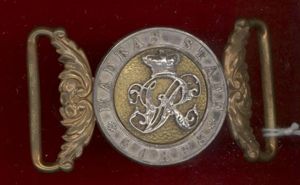 Indian Army. Madras Staff Corps Victorian Officer s waist belt …