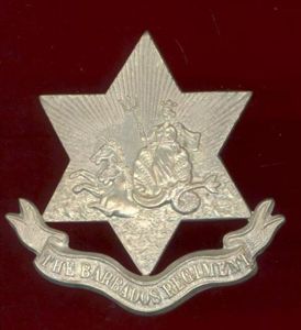 Barbados Regiment post 1948 OR s badge.
