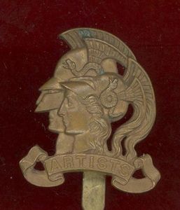 28th County of London Regt. Artist Rifles WW1 OR's cap …