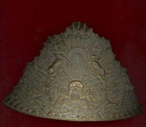 17th Duke of Cambridge's Own Lancers Victorian OR's czapska plate