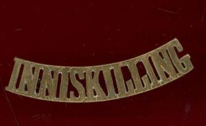 Irish INNISKILLING 6th Inniskilling Dragoons shoulder title