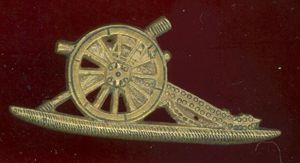 Royal Artillery Victorian pouch badge