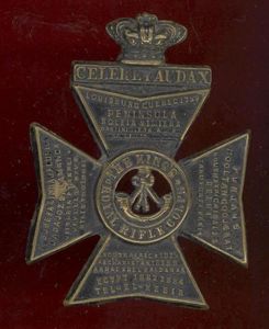 King's Royal Rifle Corps Victorian OR's glengarry badge
