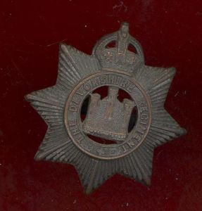 The Devonshire Regiment Officer's OSD cap badge
