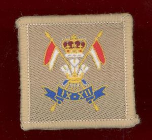 9th - 12th Prince of Wales's Royal Lancers cloth beret …