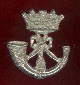 VB Duke of Cornwall's Light Infantry Victorian cap badge