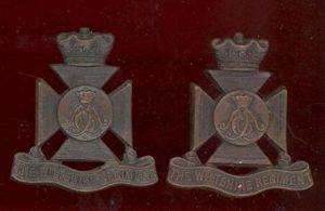 The Duke of Edinburgh's Wiltshire Regiment Officer's OSD collar badges