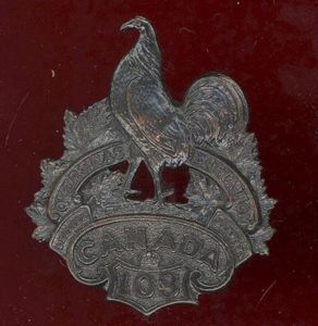 Canadian 108th Selkirk, Manitoba Bn. WW1 CEF cap badge