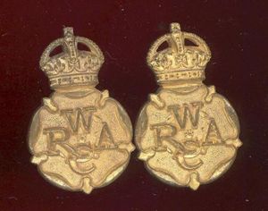 Women's Royal Army Corps collar badges