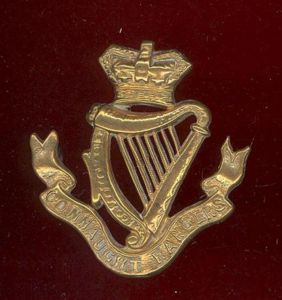 Irish The Connaught Rangers Regiment Victorian OR's cap badge