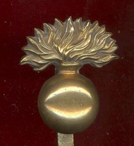 Colonial Artillery granade head-dress badge