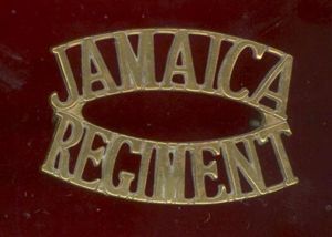JAMAICA / REGIMENT shoulder title